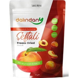 Freeze Dried Dondurularak Kurutulmuş Şeftali Dilimleri 20 Gram