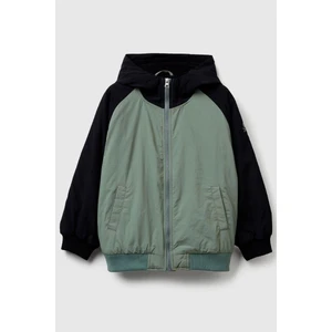 United Colors Of Benetton Erkek Çocuk 2IGGCN06J-25K Yağmurluk Haki