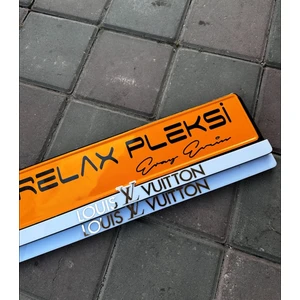Lv Araç Pleksi Plakalık