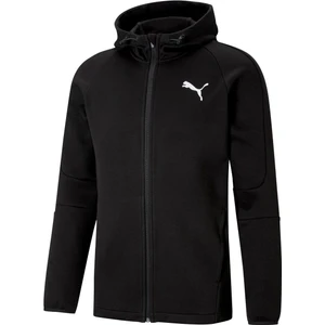 Erkek Puma Black Puma Evostrıpe Core Fz Hoodie Siyah Erkek Hoodie