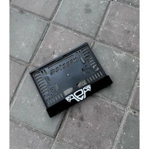 Altın Elbiseli Adam Motor Plakalık