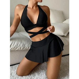 Micro etekli curve bikini altı