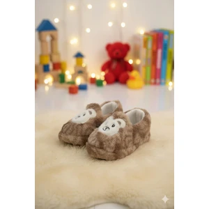 Dama Desenli Kaydırmaz Taban Kreş Ev Okul Ayakkabısı Bebek Çocuk Panduf Ev Botu