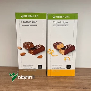 Protein Bar Limon Aromalı ve Protein Bar Vanilya Aromalı Bademli 2'li Set