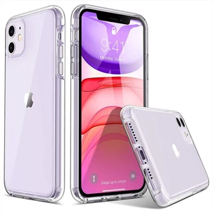 Iphone 11 Uyumlu Sararmaz Hoparlör Toz Korumalı Sert Şeffaf Kılıf