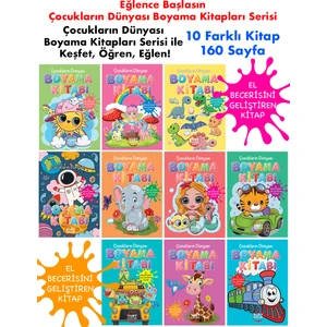 Çocukların Dünyası Boyama Kitapları Serisi ile Keşfet, Öğren, Eğlen!