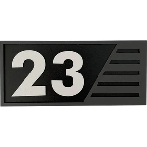 Ahşap Kapı Numaralığı (Gri/antrasit)