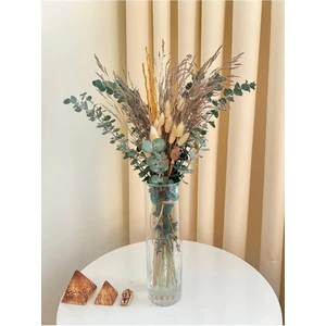 Dekoratif Kuru Çiçek Buketi, Aranjmanı, Pamuk Otu, Vazoluk, Dekorasyon (Vazosuz)