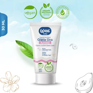 Wee Baby Göğüs Ucu Kremi Organik Bitki Özleriyle 30 ml Hassas Ciltler İçin