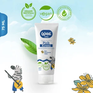 Wee Baby Pişik Kremi Vegan ve Doğal İçeriklerle 75 ml Yenidoğanlar İçin Güvenli