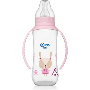 Wee Baby Klasik Kulplu PP Biberon 270 ml - PEMBE