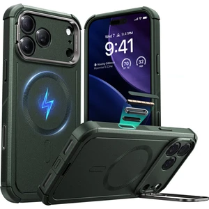 Esr Apple iPhone 17 Pro Max Cyber Tough Magsafe Stantlı Kılıf -Kamera Kontrol Buton