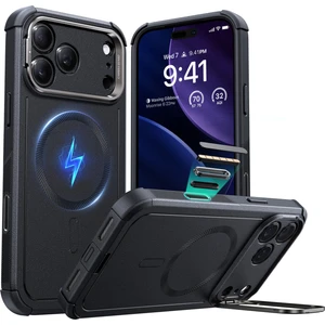 Esr Apple iPhone 17 Pro Max Cyber Tough Magsafe Stantlı Kılıf -Kamera Kontrol Buton