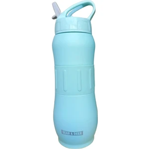 Bear Dear Pipetli 830 ml  Silikon Kemerli Çelik Matara