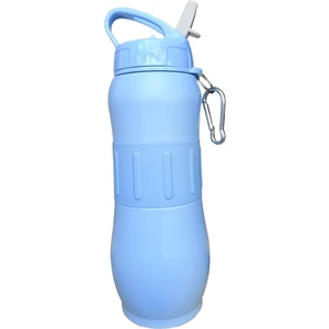 Bear Dear Pipetli 830 ml  Silikon Kemerli Çelik Matara