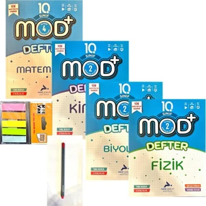 Paraf Yayınları 10.sınıf Mod Serisi 4' Defter Set-Yeni Müfredat-Yeni Baskı-
