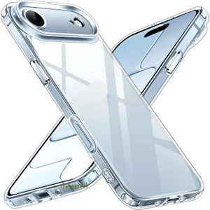 Apple iPhone 17 Air Kılıf Kamera Çıkıntılı Korumalı Yumuşak Şeffaf Silikon Renksiz Kapak