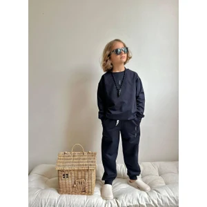 Erkek Çocuk Sweatshirt ve Eşofman Takımı Alt Üst Takım 9051Y