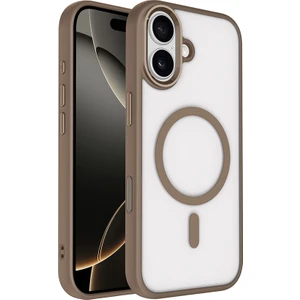 Apple Iphone 17 Kılıf Kamera Korumalı Magsafeli Arkası Şeffaf Krom Kapak