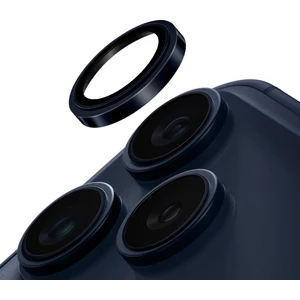 Iphone 17 Pro / Iphone 17 Pro Max Sapphire Lens Koruyucu Optix Prime Serisi Çelik Çerçeve Lacivert