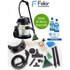 Turbo Başlıklı Yüksek Performanslı Halı Yıkama ve Süpürme Makinesi 1800W +Halı Şampuanı