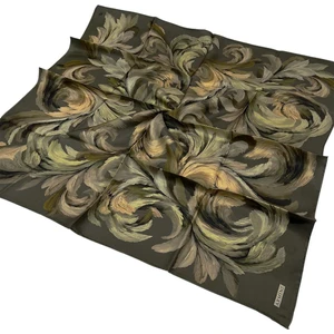 Armine Ipek Eşarp 2026 Kış - 9423-86 Koyu Haki Sura