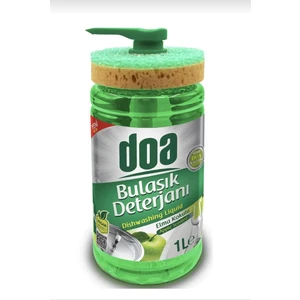 Doa Süngerli Sıvı Bulaşık Deterjanı Elma Kokulu 1l