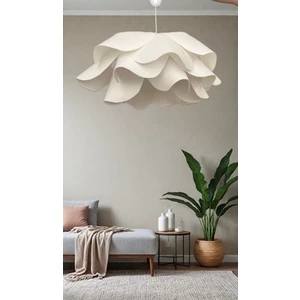 Beyaz Dekoratif Eva Çiçek Avize