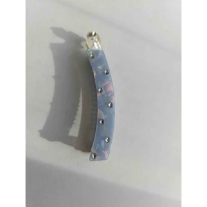 Desenli Taşlı Muz Toka