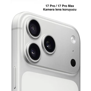 Empocases Apple iphone 17 Pro Uyumlu Görüntü Bozmayan Safir Kamera Lens Koruyucu