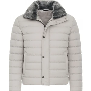 Erkek Krem Erkek Kışlık Şişme Kaban – Sıcak Tutan, Hafif ve Şık Tasarım