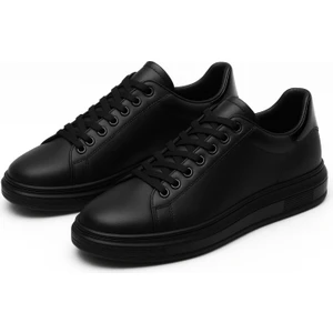 GR0391 Hakiki Yumuşak Deri Ithal Kauçuk Taban Bağcıklı Üst Kalite Erkek Sneaker Ayakkabı