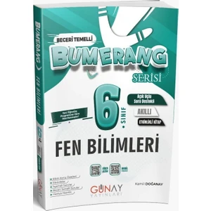 6. Sınıf Fen Bilimleri Etkinlikli Bumerang Serisi Günay Yayınları