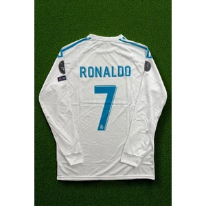 North Stand Nostaljik Real Madrid Final Kyiv Uzun Kol Ronaldo Forma 