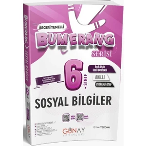 6. Sınıf Sosyal Bilgiler Etkinlikli Bumerang Serisi Günay Yayınları