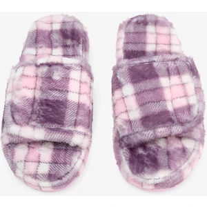 Bordo Ekoseli Ev Patiği