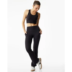 Yüksek Bel Slim Fit Cep Detaylı Ispanyol Paça Spor Tayt  (Aw 295)