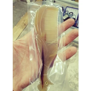 Koç Boynuzu Kemik Tarak Doğal Cilasız Sağlam Yapı