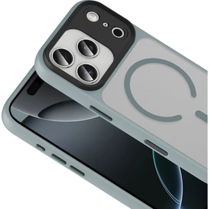 iPhone 17 Pro M-Safe Manyetik Arkası Mat Pürüzsüz Kılıf Koruyucu Kaliteli Kapak