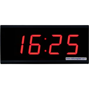 Dijital LED Saat Termometre 76MM