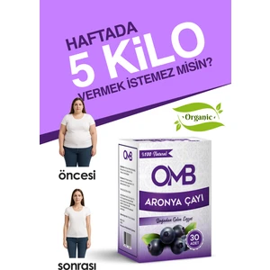 ZAYIFLAMAK ARTIK ÇOK KOLAY! Aronya Çayı Kilovermeye Yardımcı zayıflama ürünleri Özel Karışımlı zayıflatan Detox En Etkili ve En Lezzet Çay 1 Kutu 30 Adet )