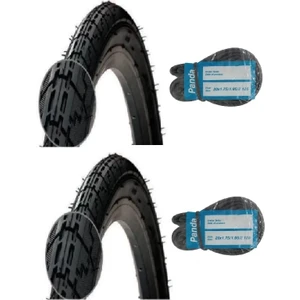 20 Jant 20X1.75 (47-406) Bisiklet Dış Lastiği D2059 x 2 Adet + Panda Iç Lastik Seti