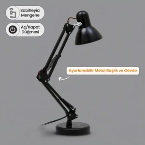 AV-811 Masa Lambası - Siyah