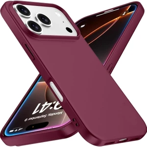 iPhone 17 Pro Max Kılıf Lansman Kamera Korumalı Içi Kadife Yumuşak Renkli Silikon Mat Hisli Süet Kapak