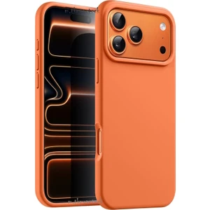 iPhone 17 Pro Kılıf Lansman Kamera Korumalı Içi Kadife Yumuşak Renkli Silikon Mat Hisli Süet Kapak