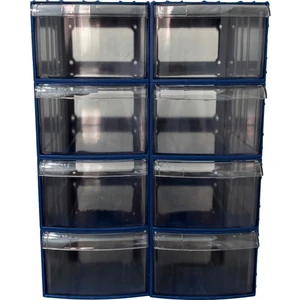 Plastik Çekmeceli Kutu 8 Çekmeceli 750-M