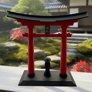 Torii Kapısı ve Samuray Dekoratif Aksesuar