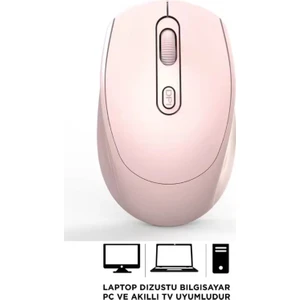 Kablosuz Mouse Zarif Tasarım Sessiz Click 2.4ghz Tüm Cihazlarla Uyumlu Optik Mouse