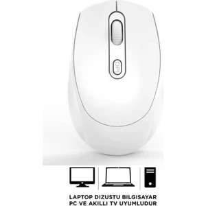 Kablosuz Mouse Zarif Tasarım Sessiz Click 2.4ghz Tüm Cihazlarla Uyumlu Optik Mouse