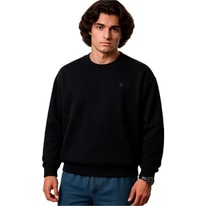 Erkek Büyük Beden 122 KILO-158 Kilo Arası Için Uygun Geniş Kalıp Bisiklet Yaka Pamuklu Selanik Kazak